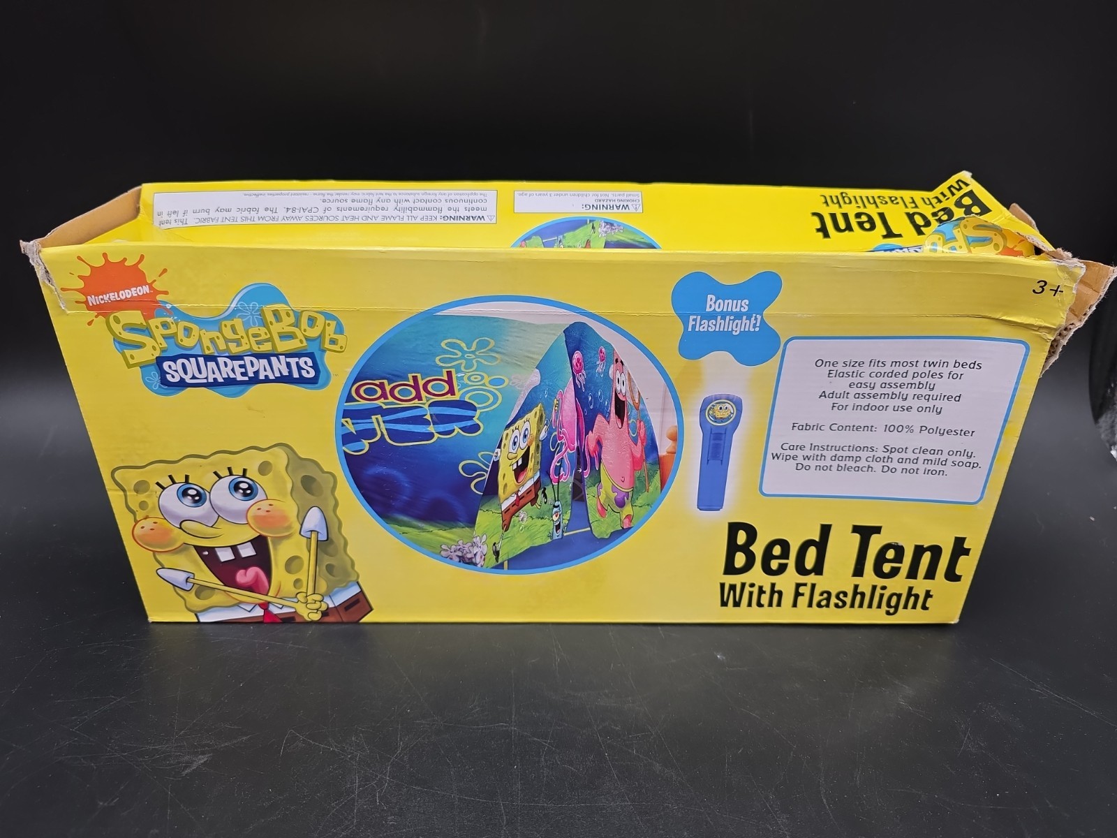 Vintage 2004 Spongebob SquarePants Twin Size Bed Tent Cover - VERY RARE