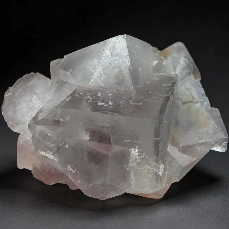 VERY FINE SMOKY FLUORITE CRYSTAL CLUSTER NEVADA Ex HARVEY GORDON