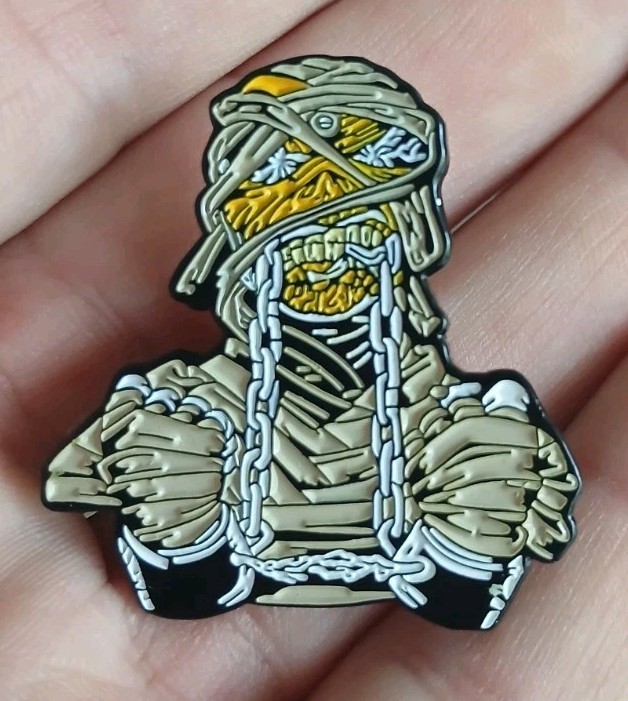 Iron Maiden Eddy Enamel Pin Hate Lapel Heavy Metal 80 Bruce Dickinson Powerslave Iron Maiden Eddy Enamel Pin Hate Lapel Heavy Metal 80 Bruce Dickinson Powerslave