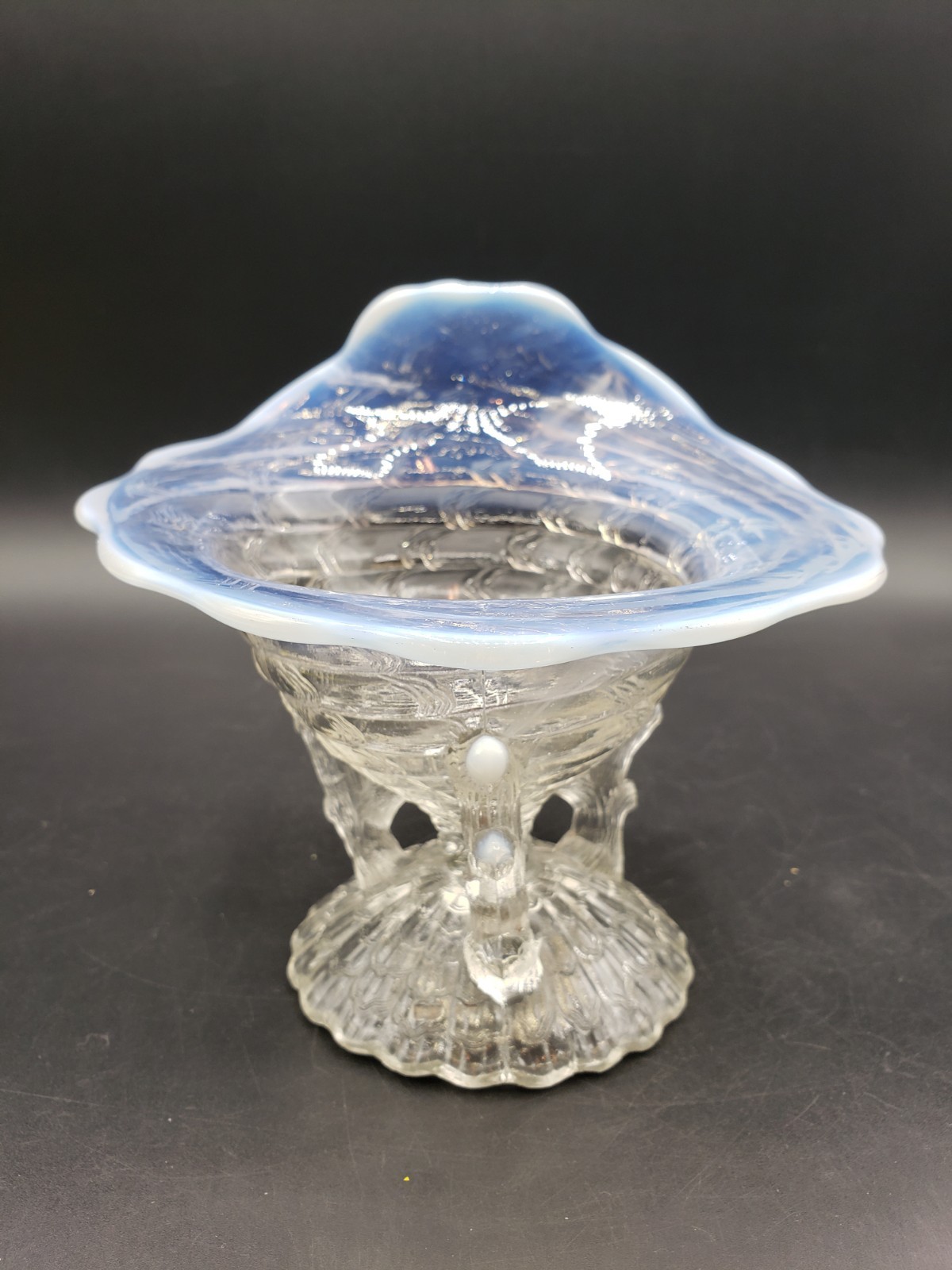 Antique Northwood French Opalescent Ocean Shell