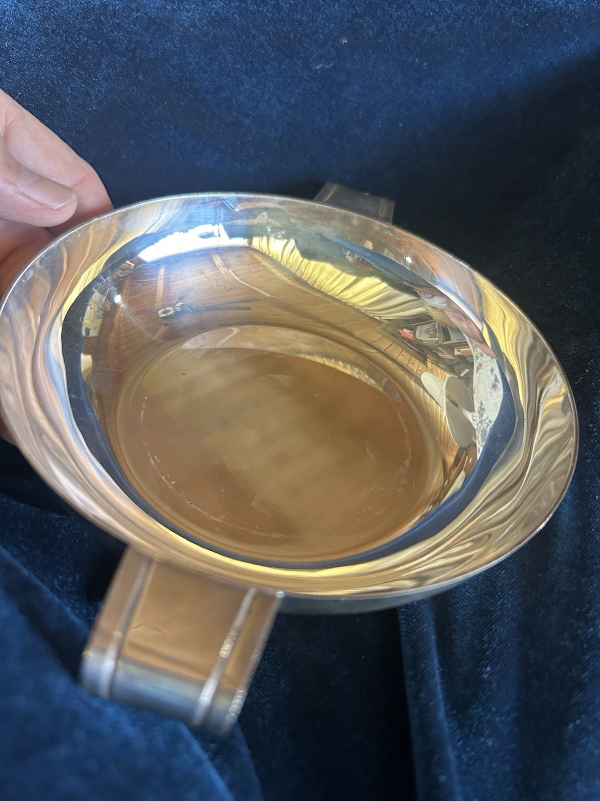 Vintage Mueck-Cary Silverplated Modernist Bowl MCM 1950’s & 40’s Nice Lines Rare