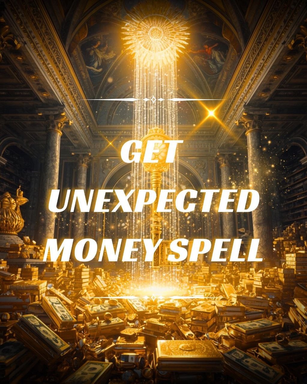 Unexpected Money Spell - Wealth Talisman and Blessing