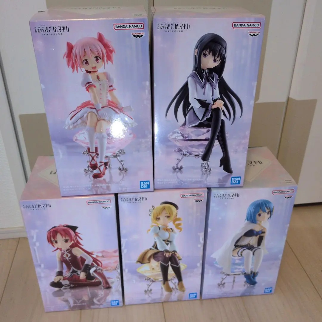 Bandai Spirits Banpresto Madoka Magica Sayaka Madoka Homura Mami Figure Set 5