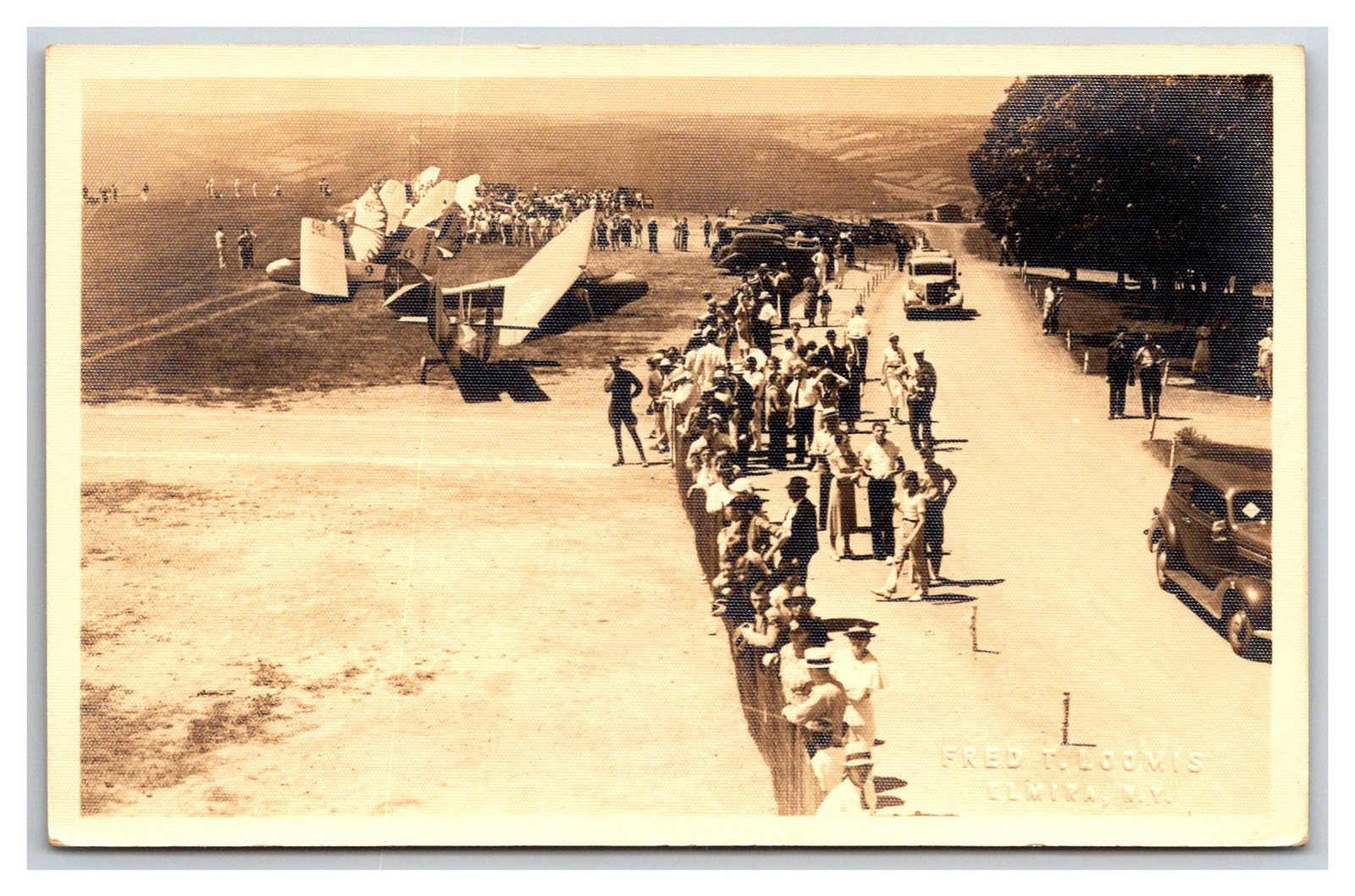 RPPC ~ Early Flight ~ Soaring Contest 1938 ~ ELMIRA New York NY ~ monoplane
