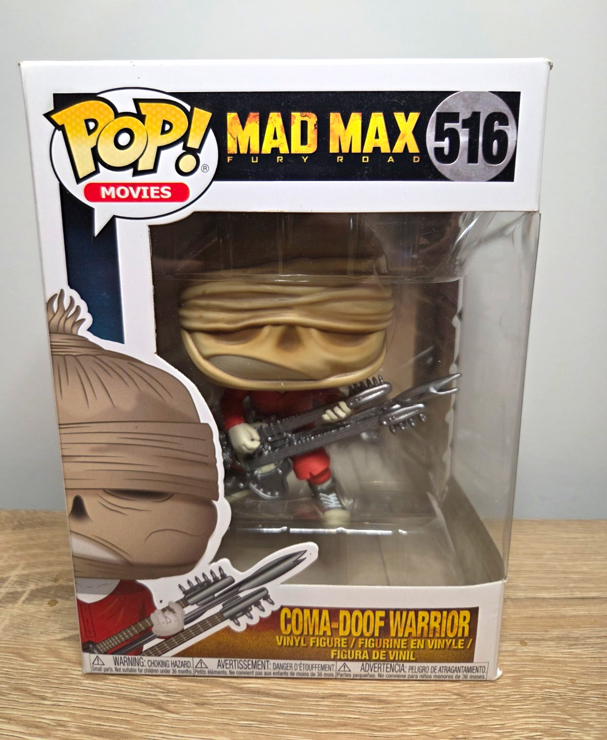 Funko Pop Movies Mad Max Fury Road Coma-Doof Warrior #516 Vinyl Boxed
