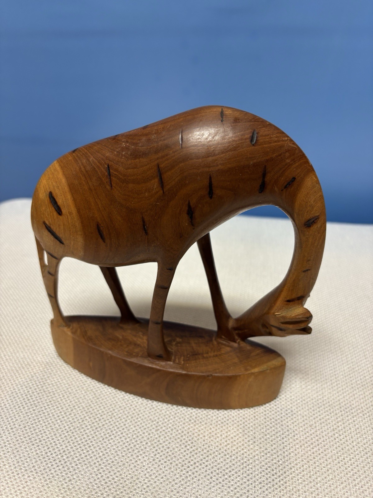 VTG Hand Carved Giraffe Made In Kenya