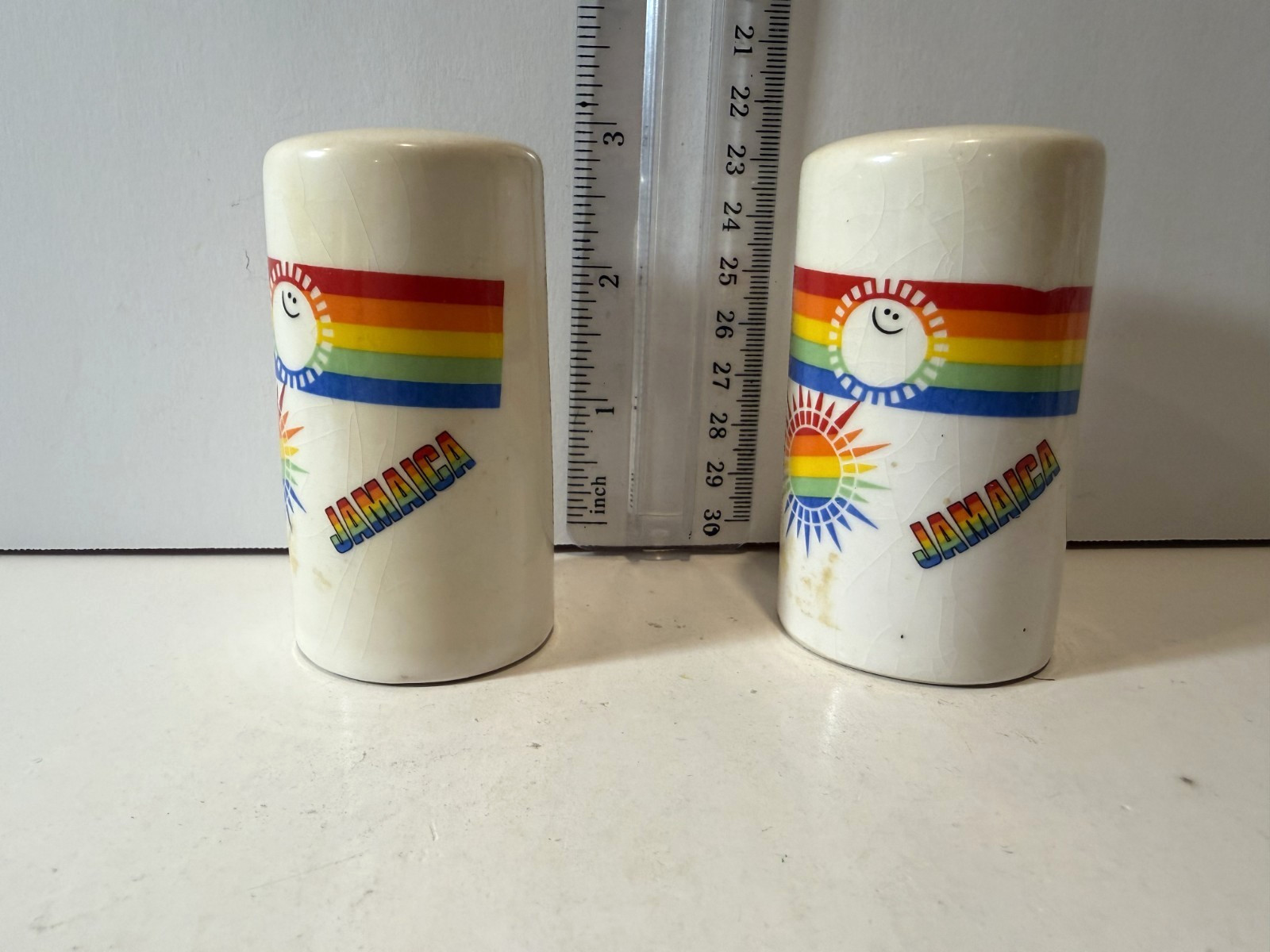 Jamaica Themed Souvenir Salt and Pepper Shakers