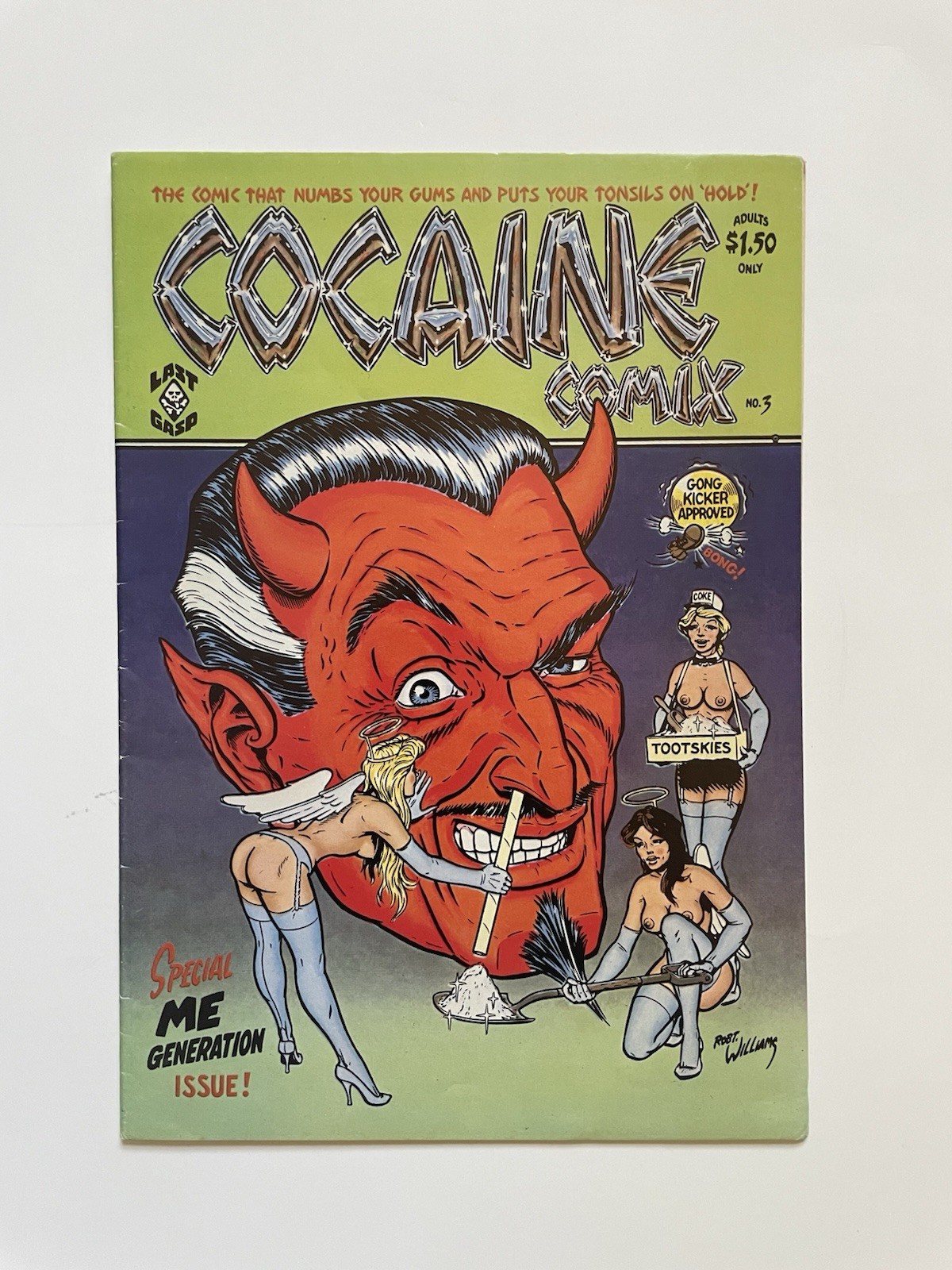 Cocaine Comix #3 1981 Last Gasp S Clay Wilson DiCaprio Great Condition RARE