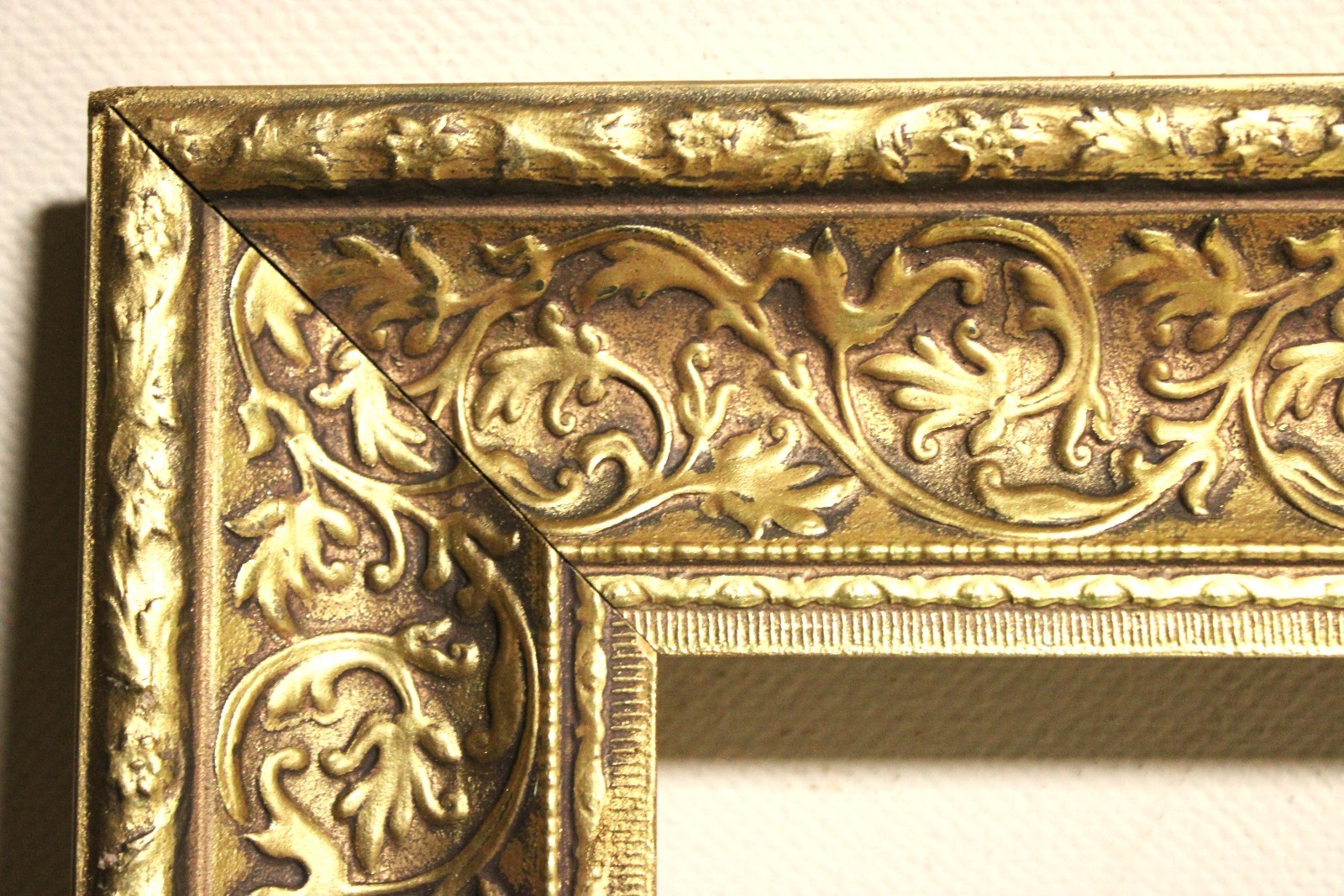 VINTAGE FITS 16 X 20 ROCOCO BAROQUE GOLD GILT PICTURE FRAME ORNATE ART NOUVEAU