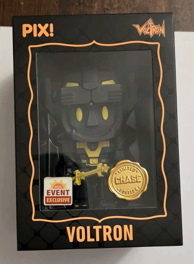 Thrilljoy PIX Voltron CHASE 2025 Event Exclusive w/ Sleeve Mint LE 6000 Rare Thrilljoy PIX Voltron CHASE 2025 Event Exclusive w/ Sleeve Mint LE 6000 Rare