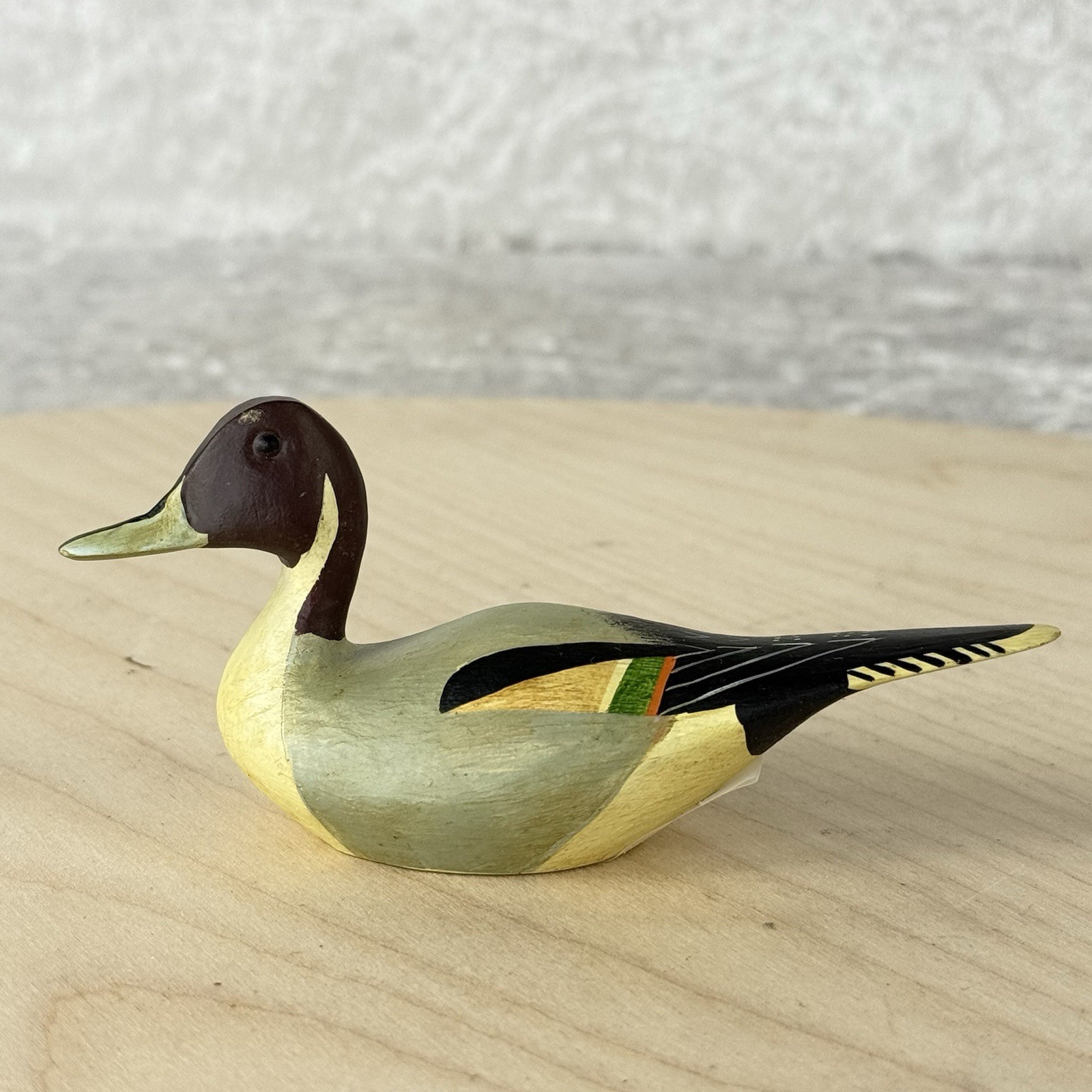 Ward Bros Joe Seme Circa 1936 Pintail Mini Handpainted Duck Decoy