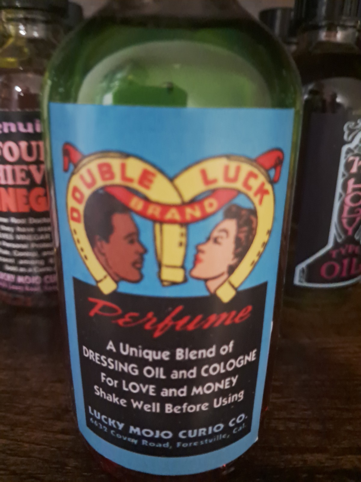 Genuine Lucky Mojo Double Luck Perfume: Used to increase luck in all matters
