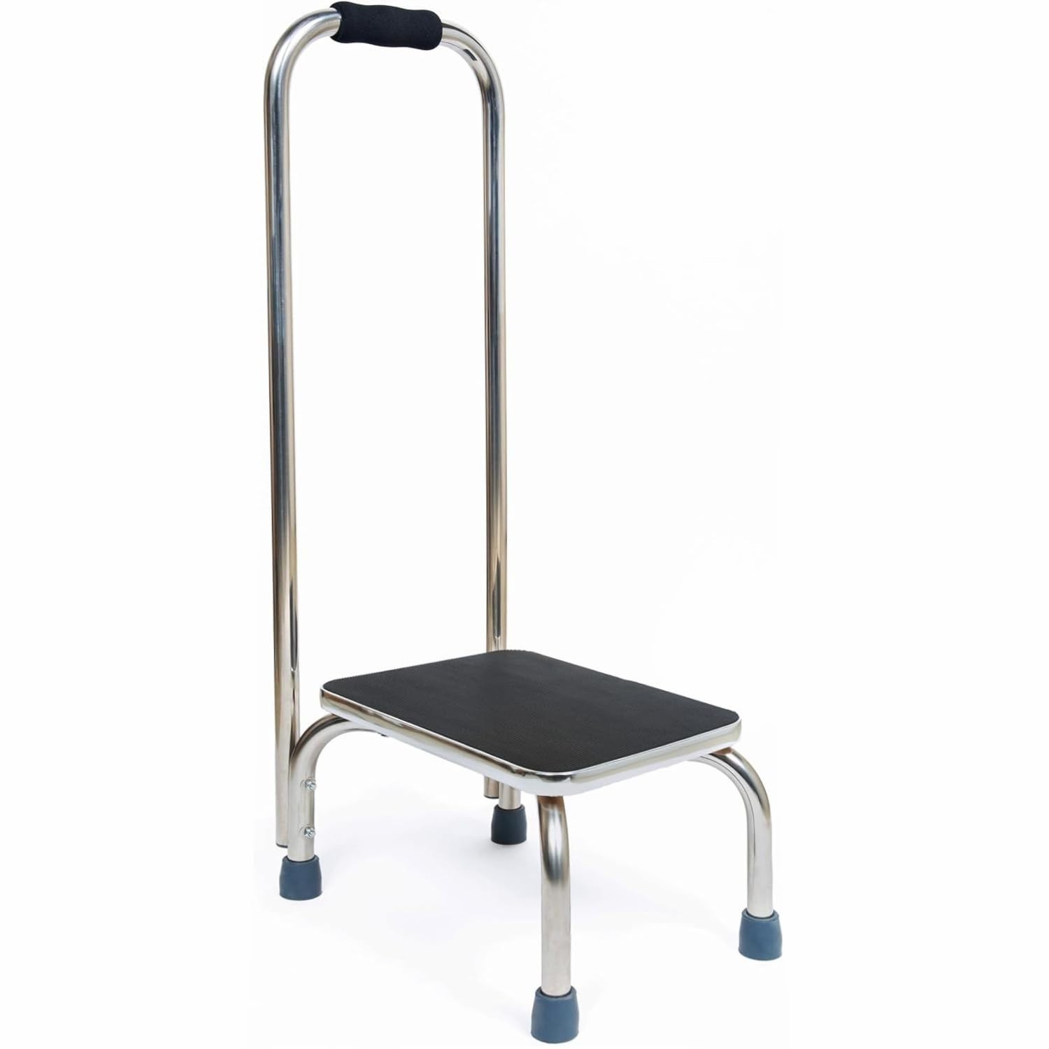BodyMed Heavy Duty Foot Step Stool with Handle and Non Slip Rubber Platform for