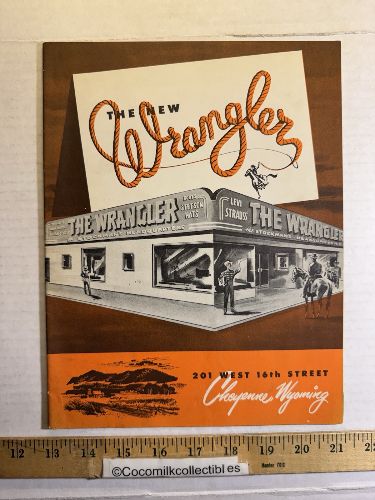 Vintage The New Wrangler Cheyenne Wyoming Catalog The Wrangler