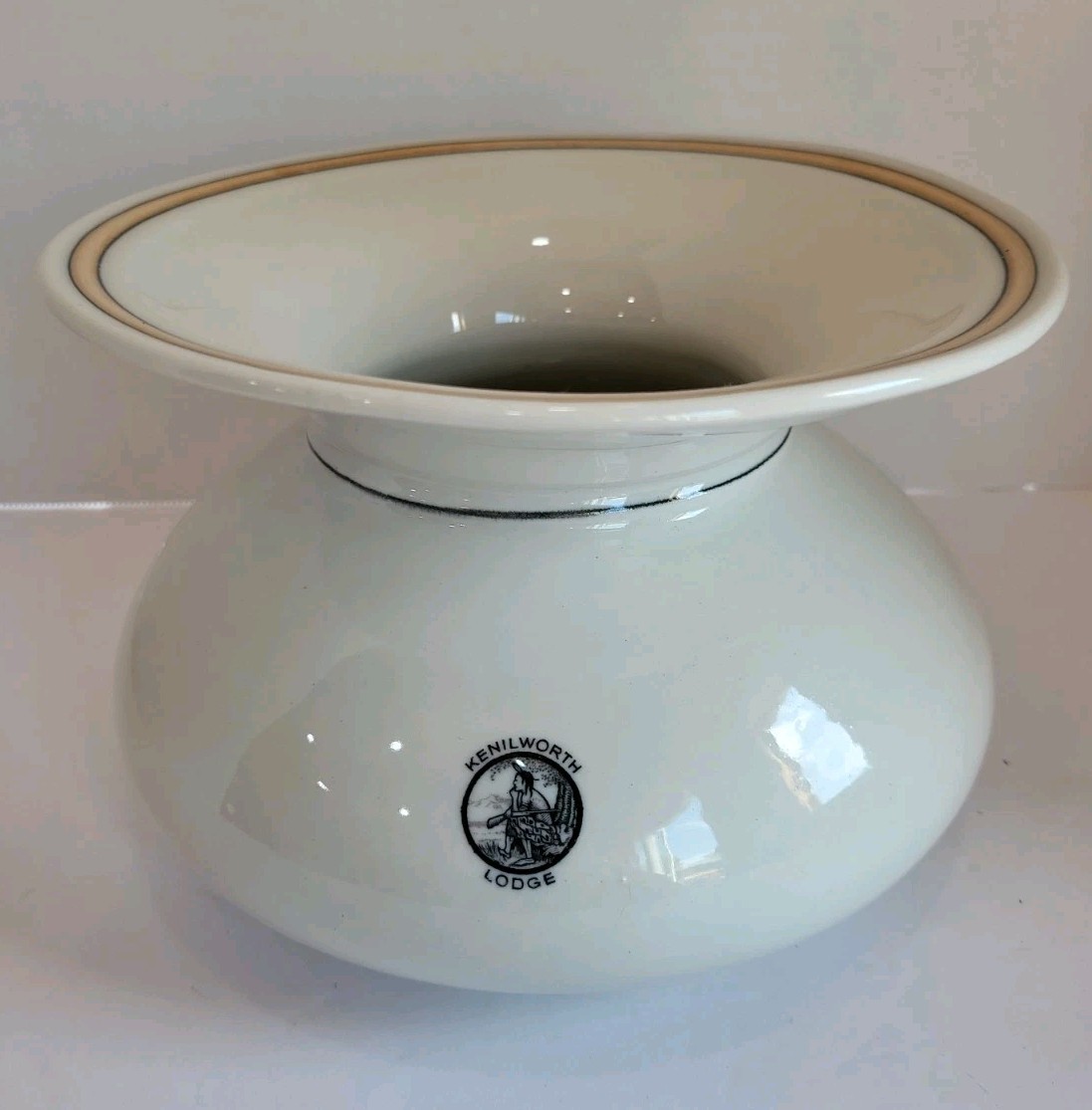 Vintage Spittoon Cuspidor from Kenilworth Lodge, L. Barth & Son NY