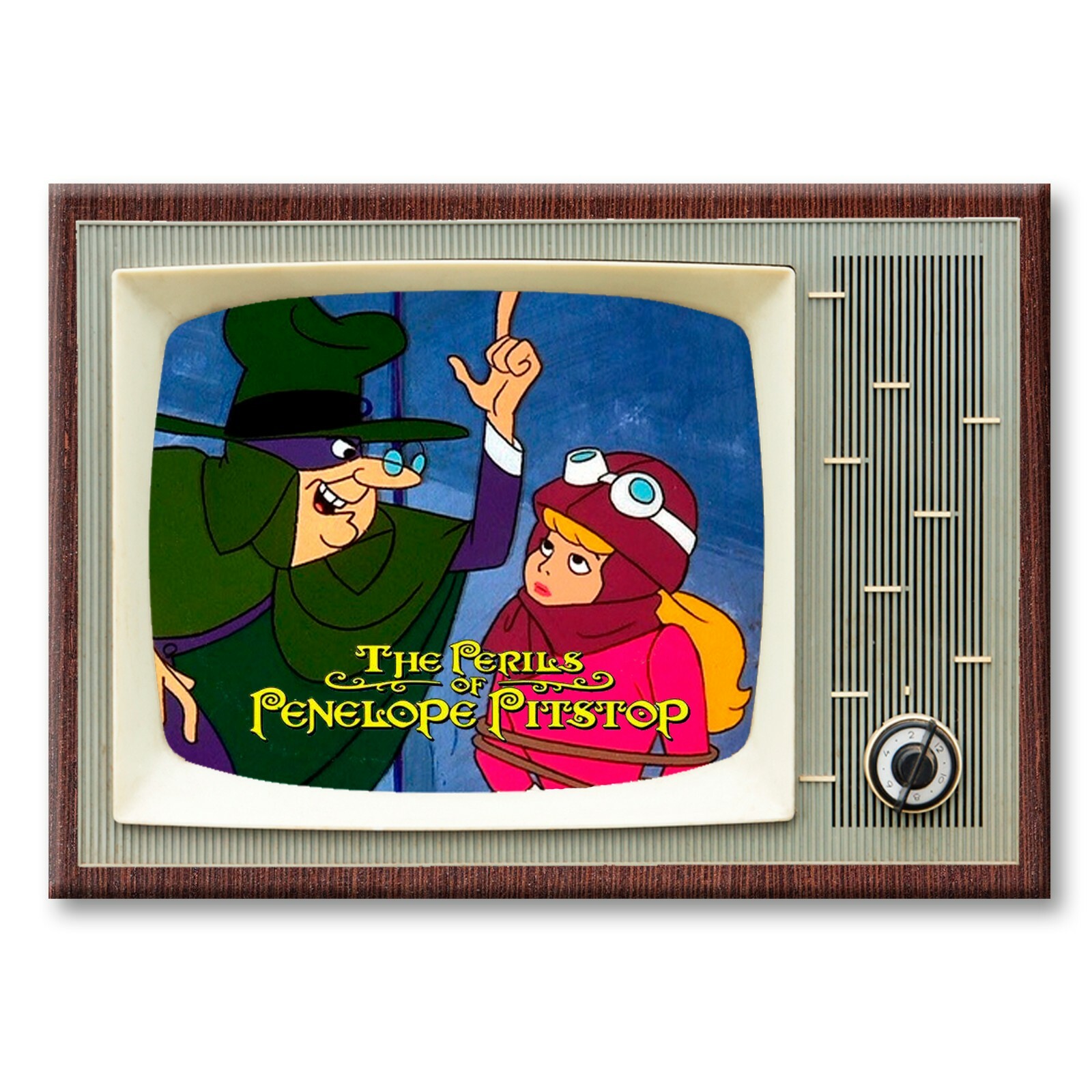 PERILS OF PENELOPE PITSTOP Cartoon Classic TV Design 3.5\