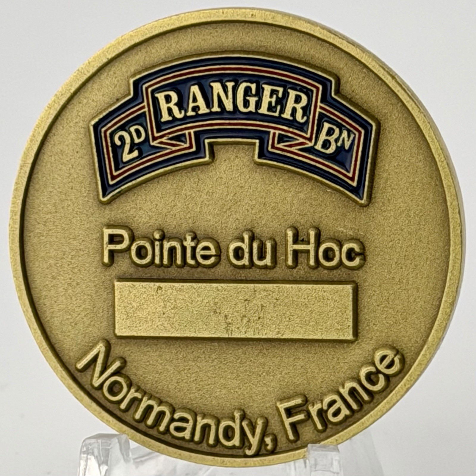 2nd Ranger Battalion D-Day Pointe du Hoc WWII Ranger Diamond Challenge Coin