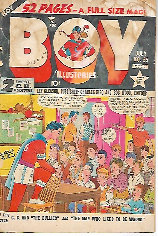 BOY ILLUSTORIES #55, 1950 LEV GLEASON COMICS BOY ILLUSTORIES #55, 1950 LEV GLEASON COMICS