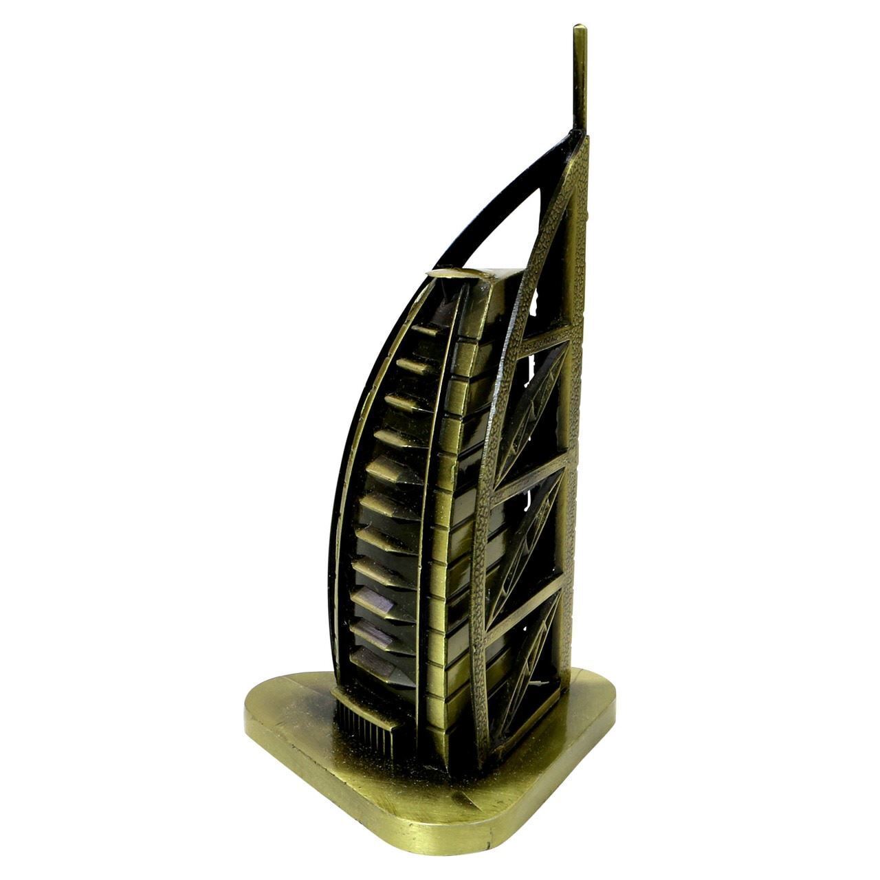 Dubai\'s Burj Al Arab Bronze Replica 6 Inches
