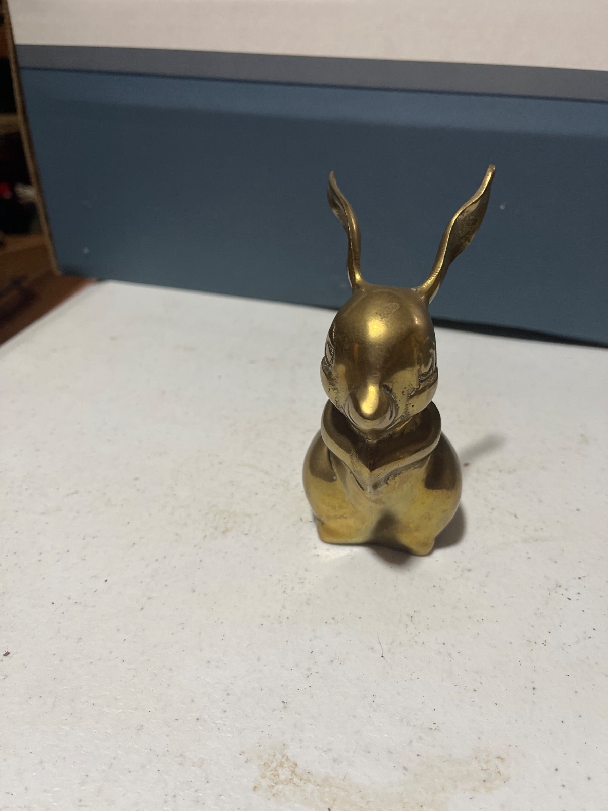 Vintage Brass Bunny Rabbit Figurine