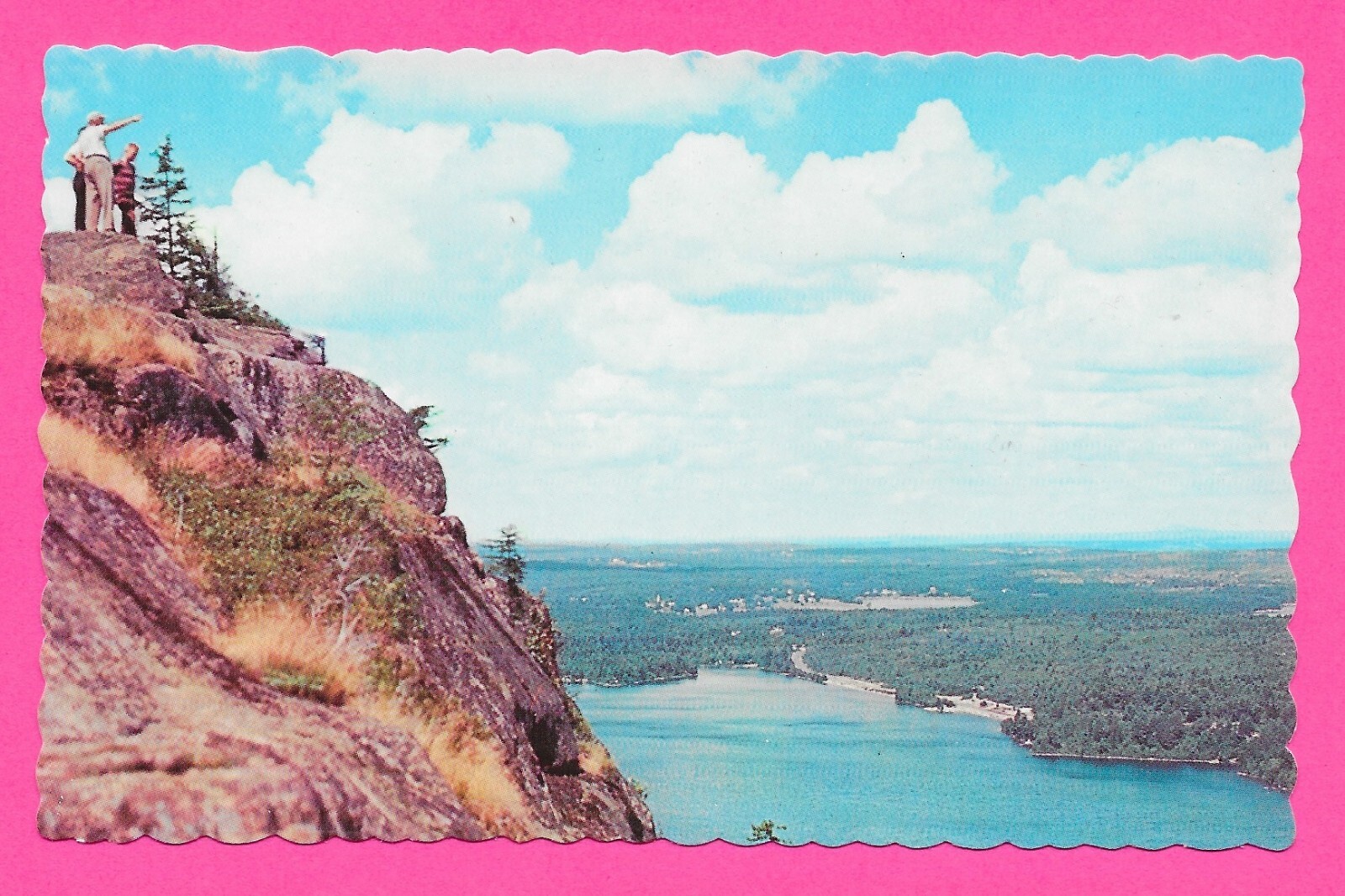 Beech Cliff, Echo Lake, Acadia National Park, Mt. Desert Island, ME Postcard Beech Cliff, Echo Lake, Acadia National Park, Mt. Desert Island, ME Postcard