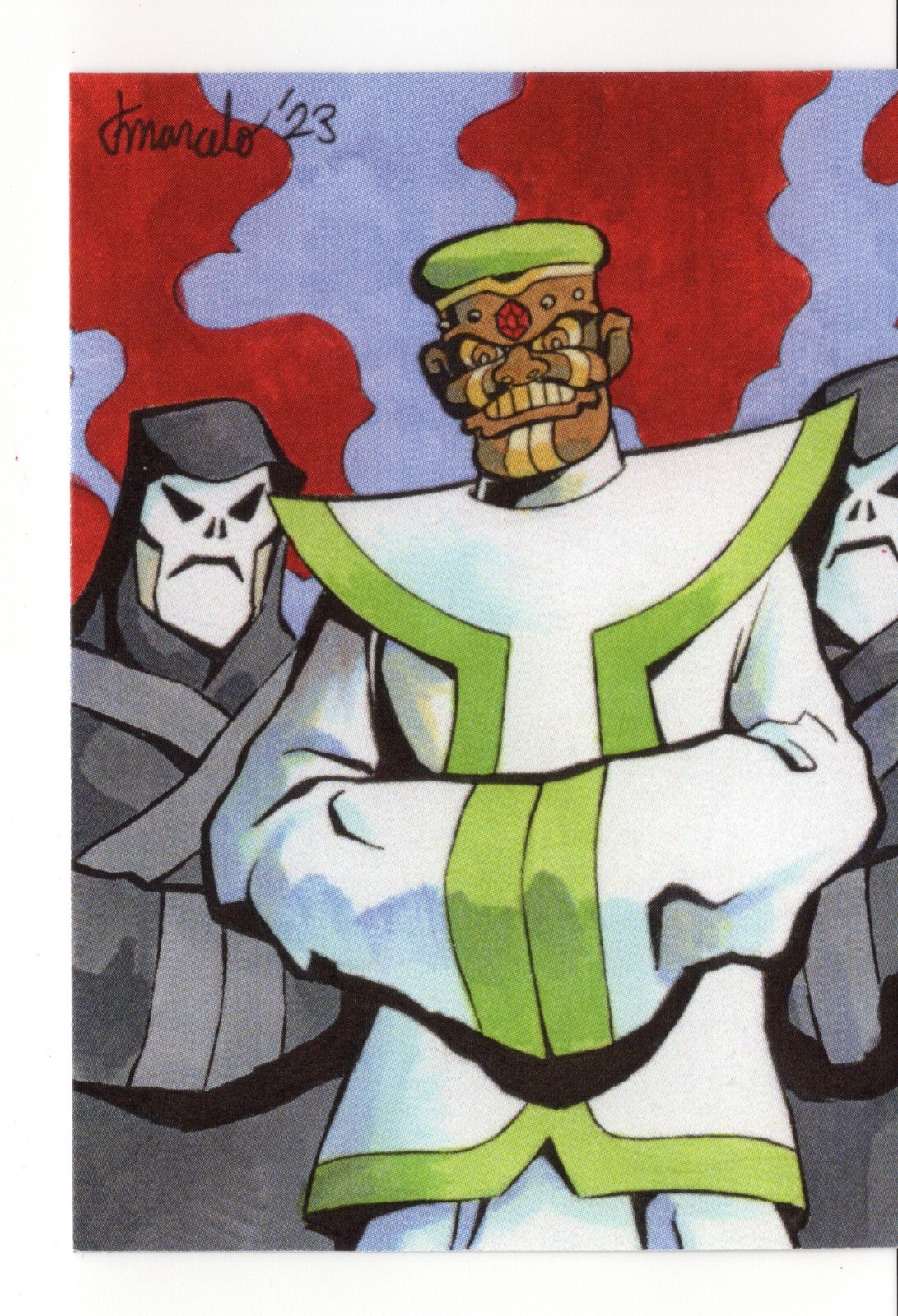 PRINT Scooby-Doo - Zen Tuo and the Scare Pair #1 Limited Ed. 1/6 ACEO ATC