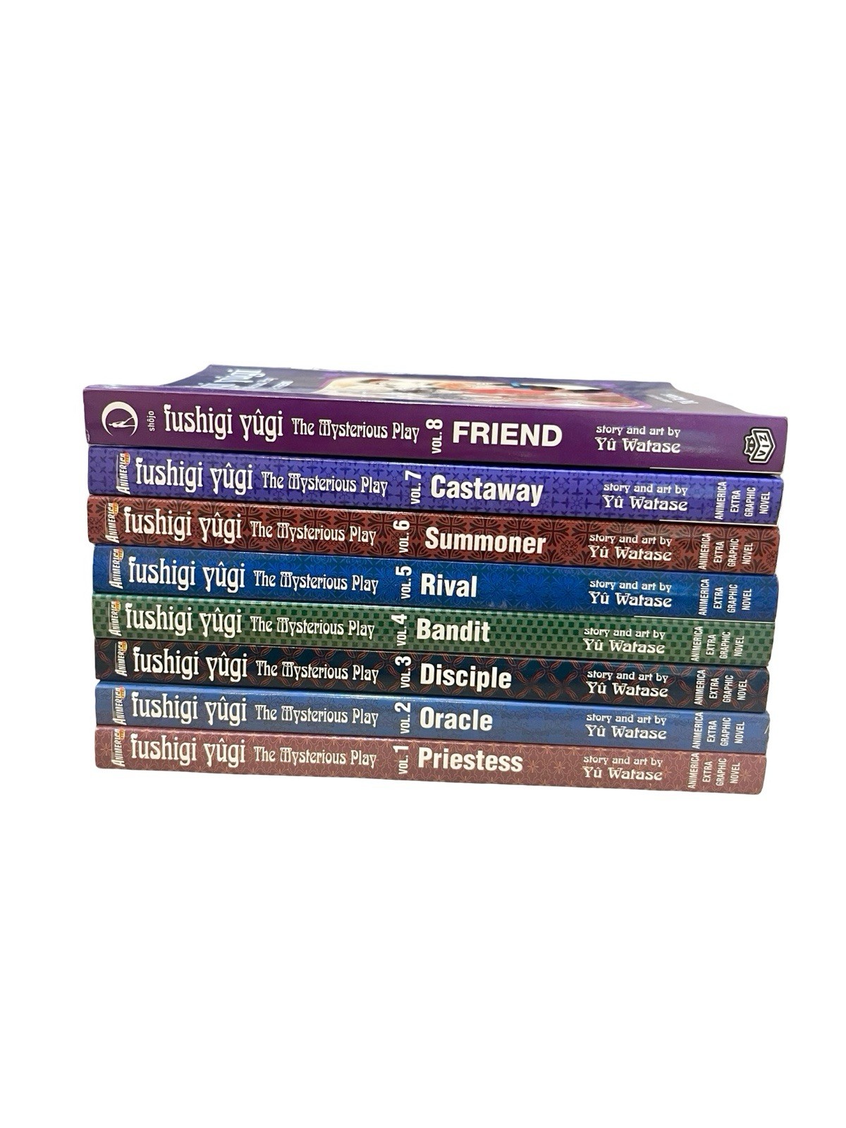 Fushigi Yugi: The Mysterious Play Manga Complete Set Vols 1-8 English Lot