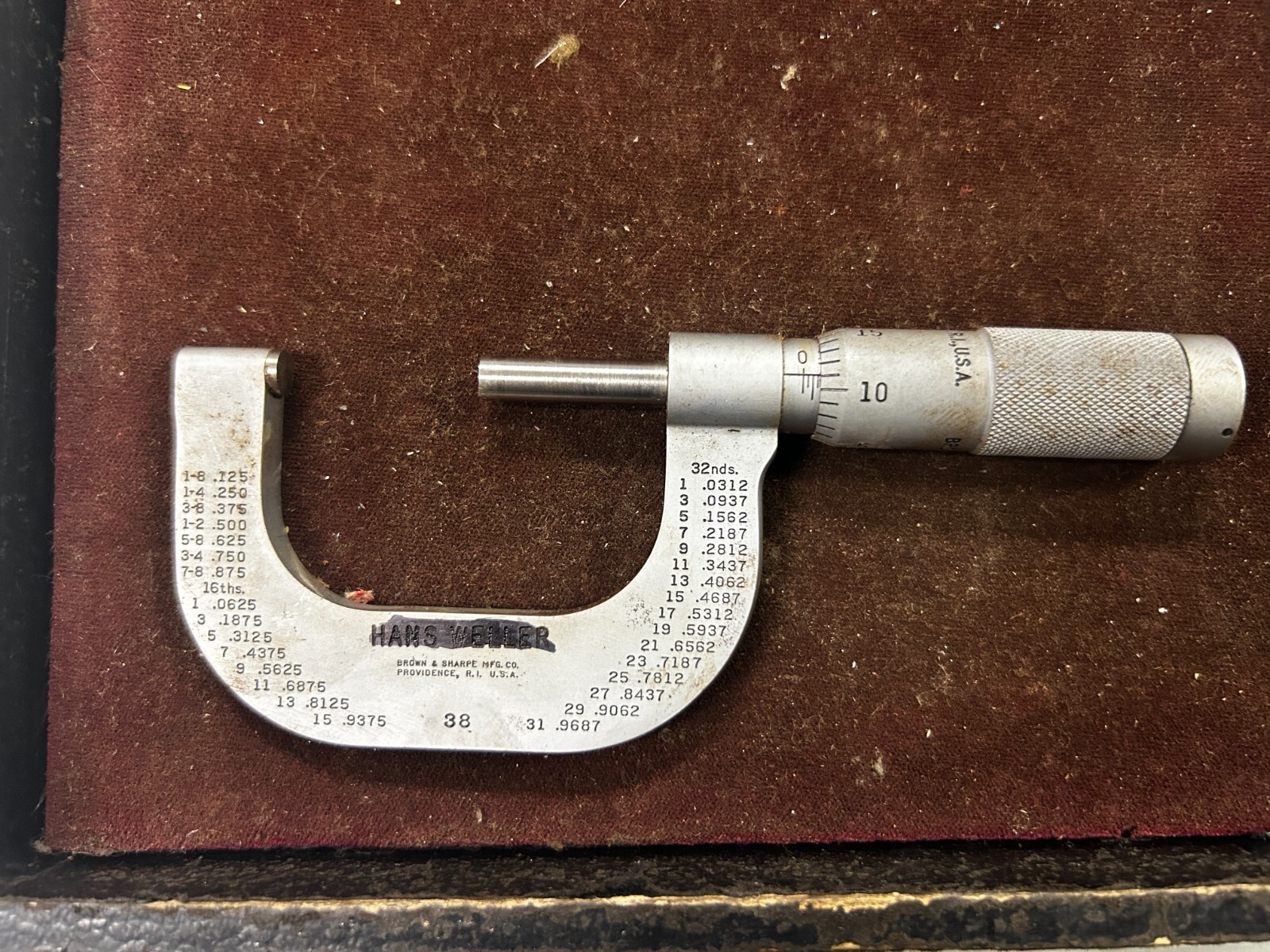 MACHINIST TpCb TOOL LATHE MILL Machinist Brown & Sharpe 2\