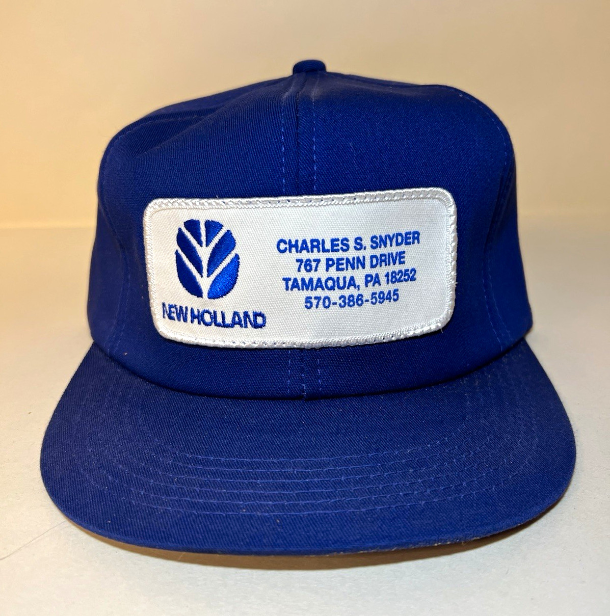Vintage New Holland Trucker Hat-NEVER WORN