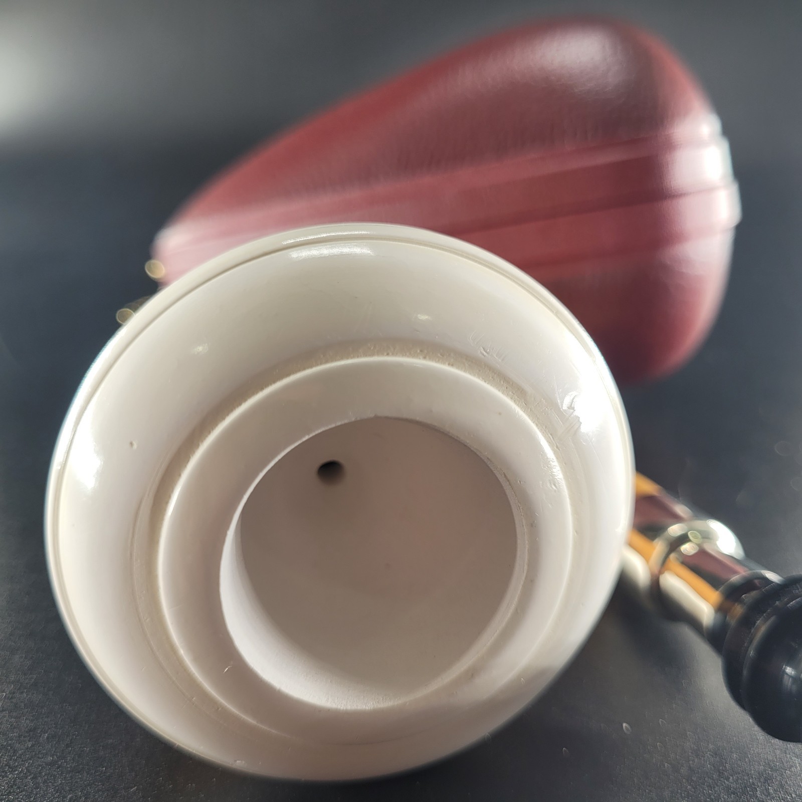 Smooth hand carved REPLACEMENT block meerschaum bowl for all Calabash Pipes9