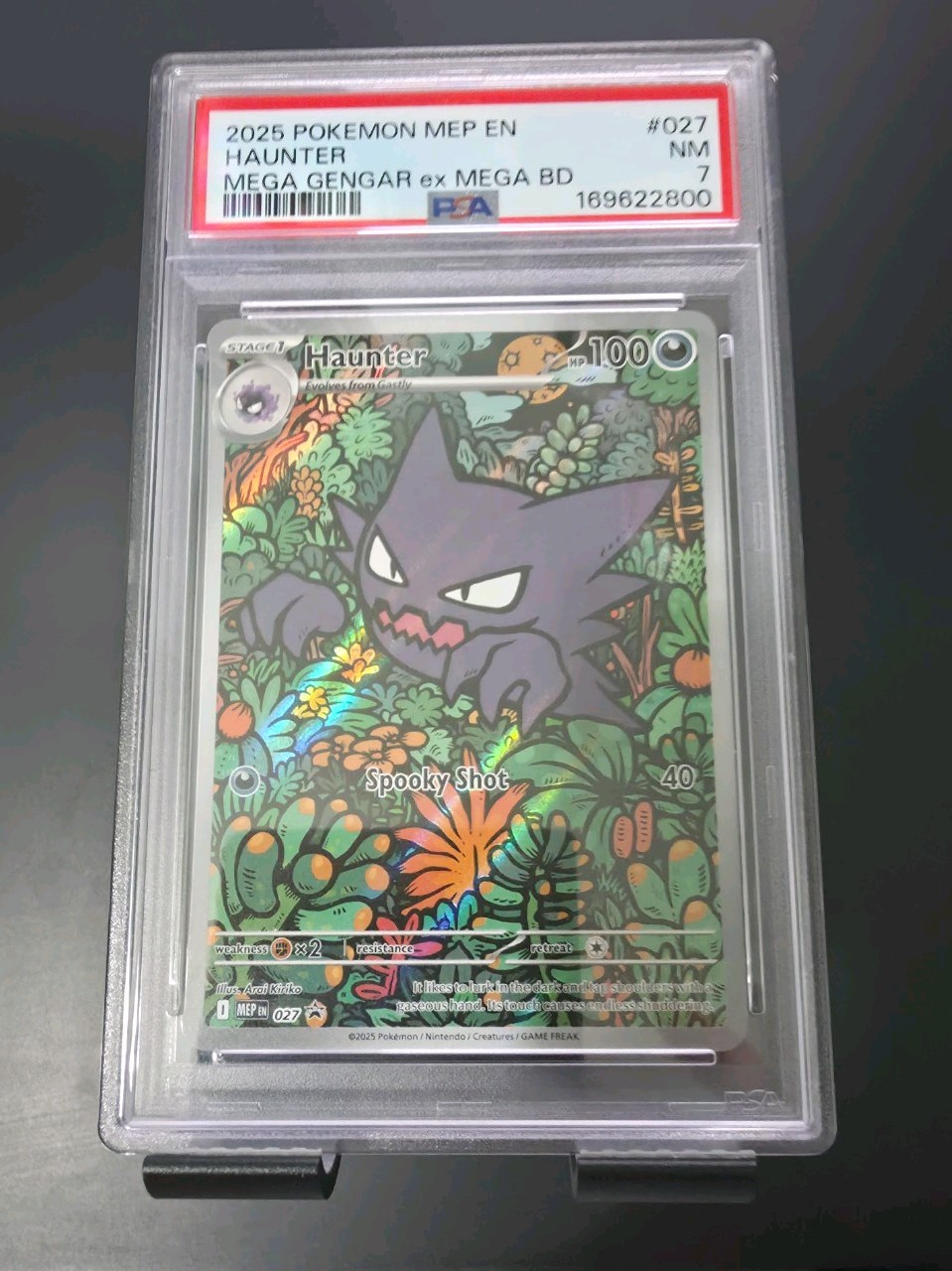 Pokémon TCG - Haunter  Black Star Promo 027 PSA 7