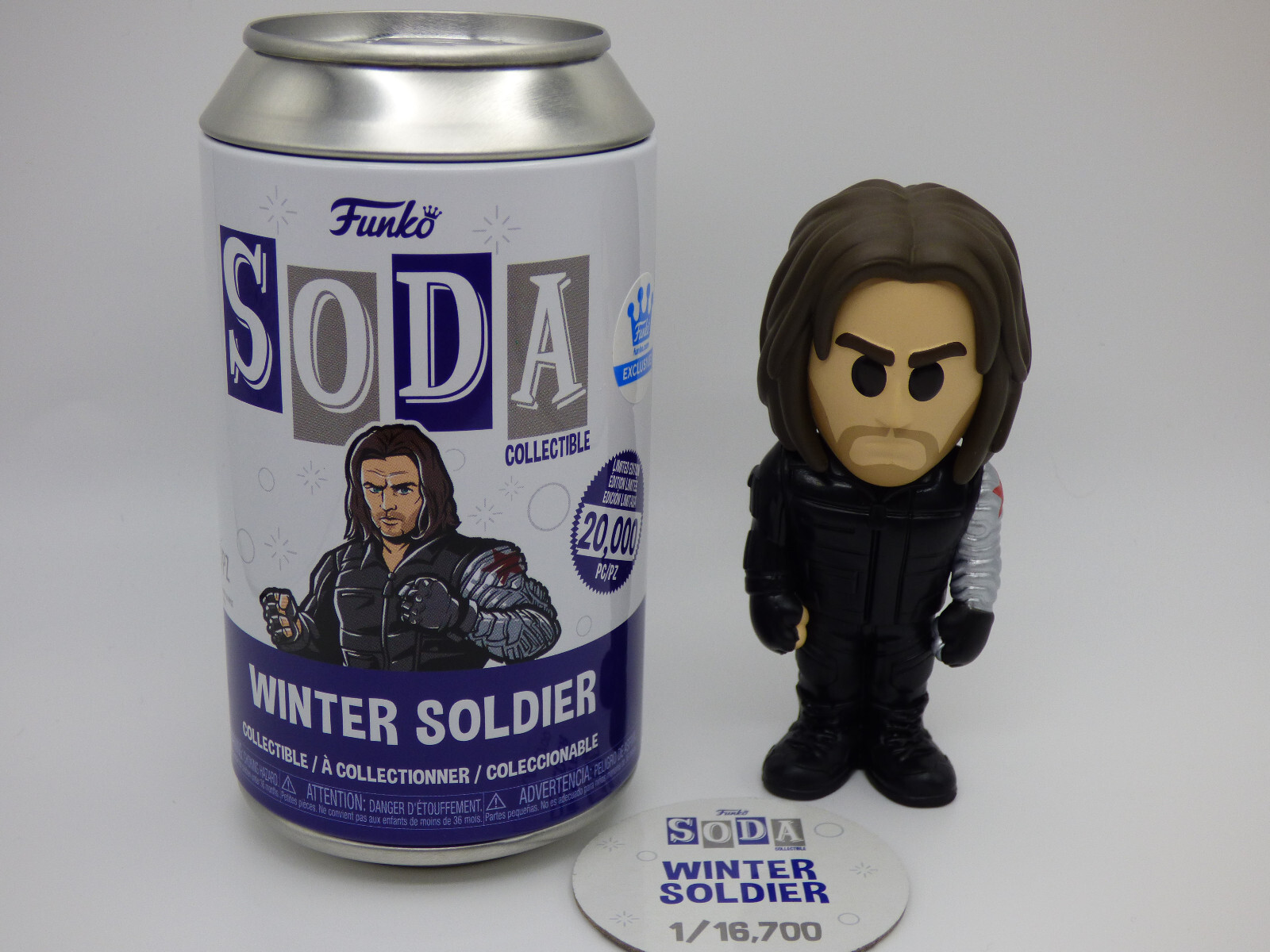 Funko Soda Vinyl Figure - Winter Soldier - LE 16,700 - Funko Shop Exclusive