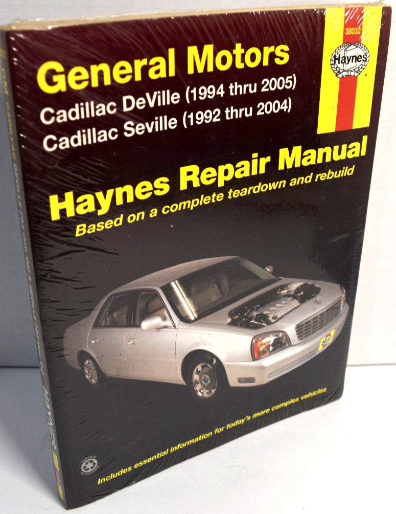 Haynes Repair Manual Cadillac DeVille 1994-2005 Seville 1992-2004 GM 38032 *NEW*