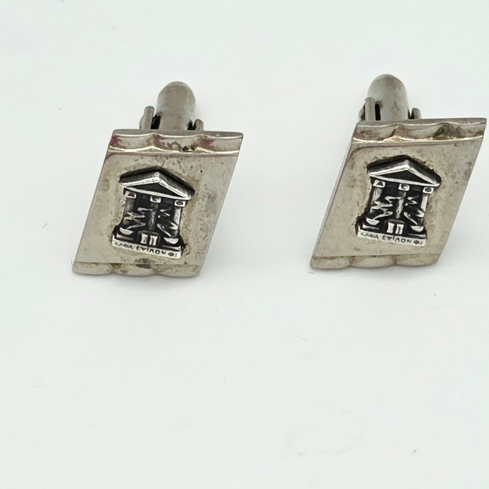 Rare ALPHA EPSILON PHI Antique Vintage Cufflinks Fraternity Cuff Links Art Deco