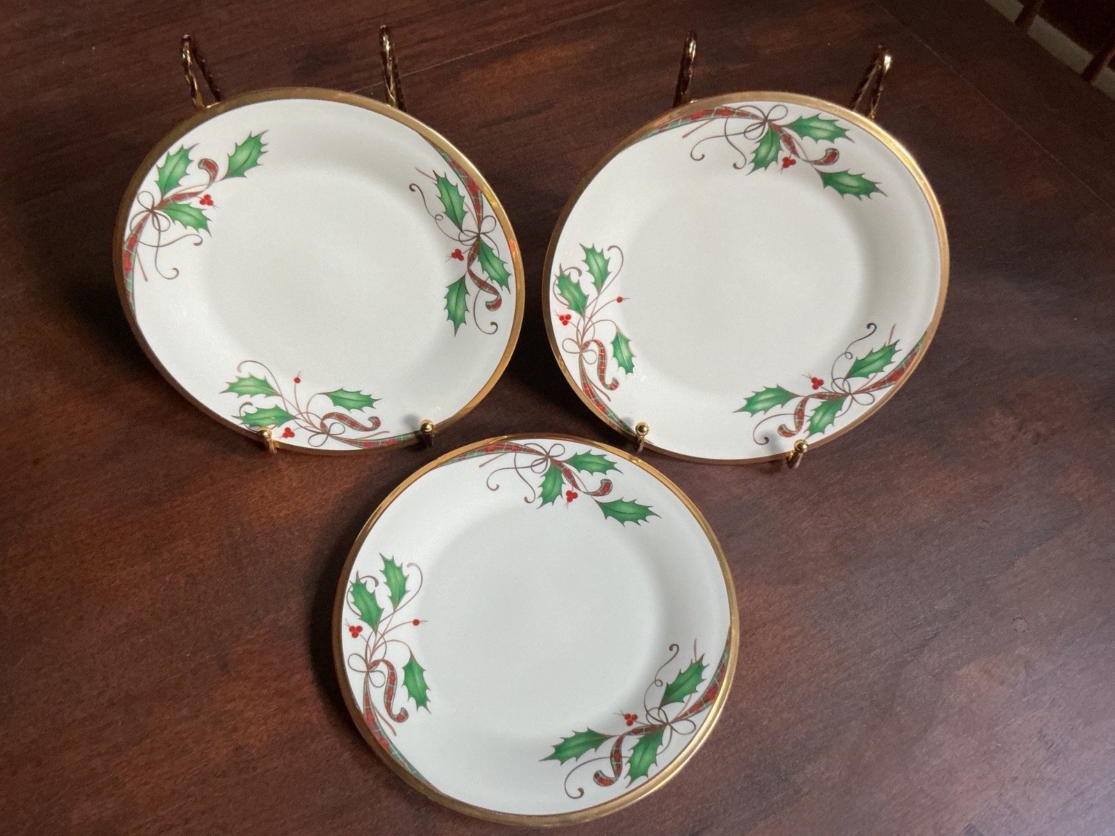Lenox Holiday Nouveau Salad Plates (3) Lenox Holiday Nouveau Salad Plates (3)