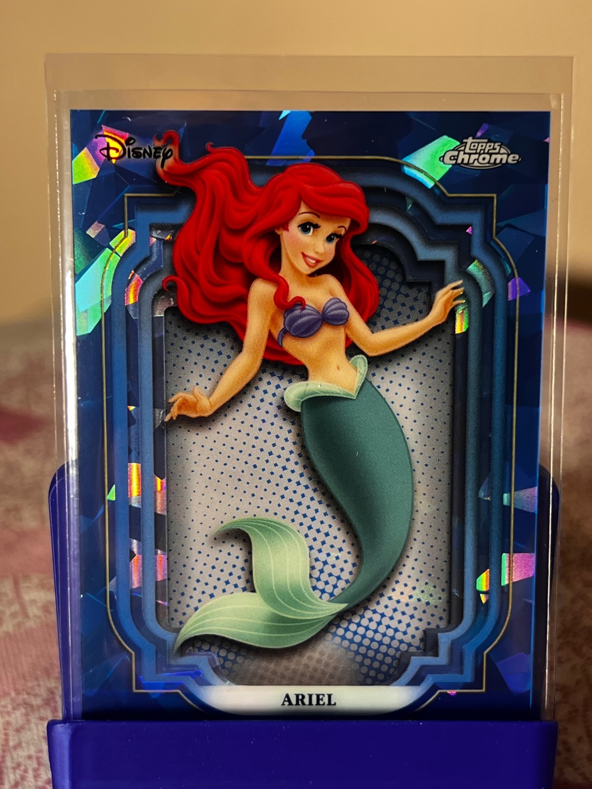 2024 Topps Chrome Disney Sapphire Ariel #46 