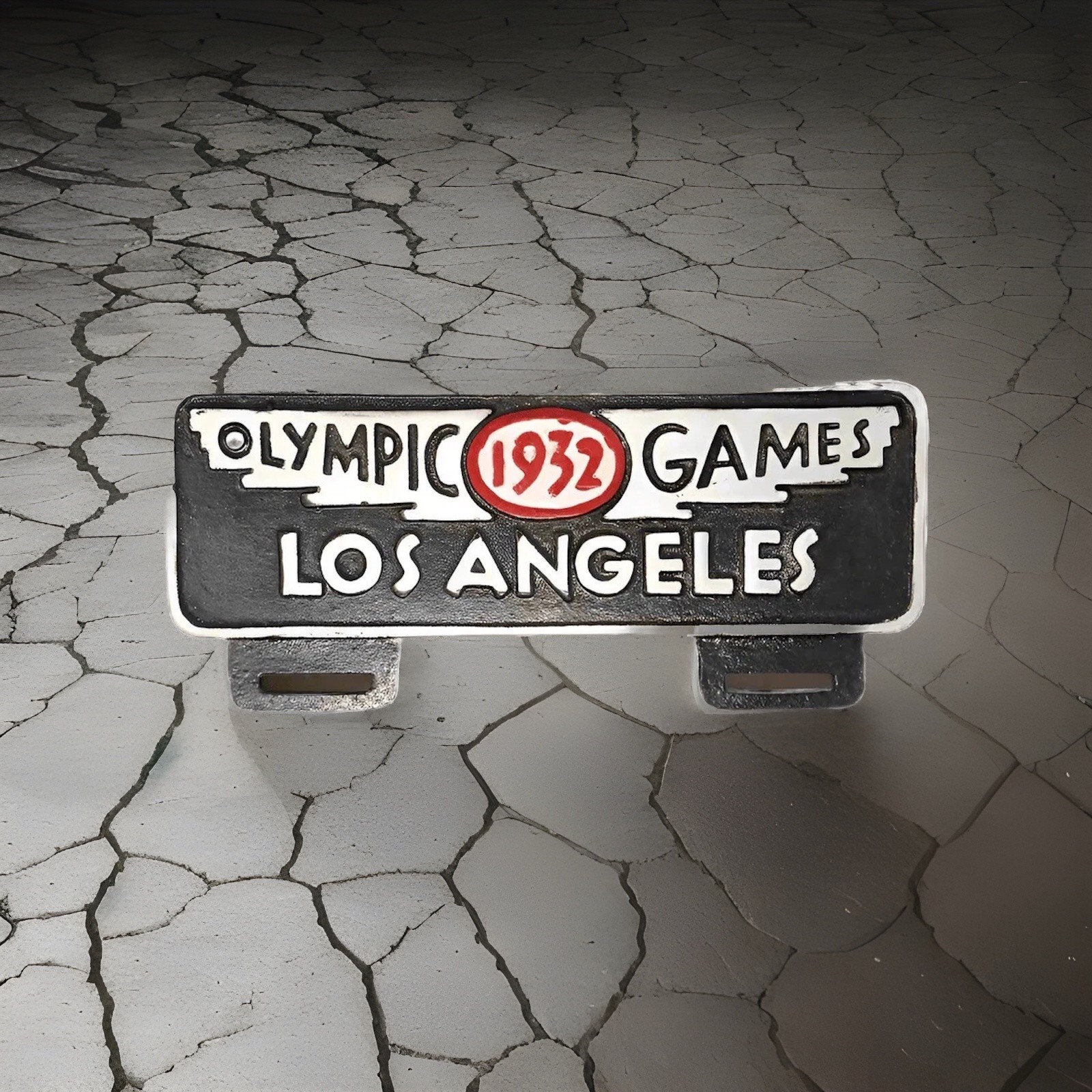 1932 LA Olympic Games Vintage Style Topper Hot Rod License Plate Plaque 32 Ford 1932 LA Olympic Games Vintage Style Topper Hot Rod License Plate Plaque 32 Ford
