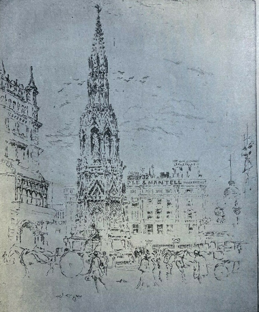 1906 Illustrations of London England by Joseph Pennell