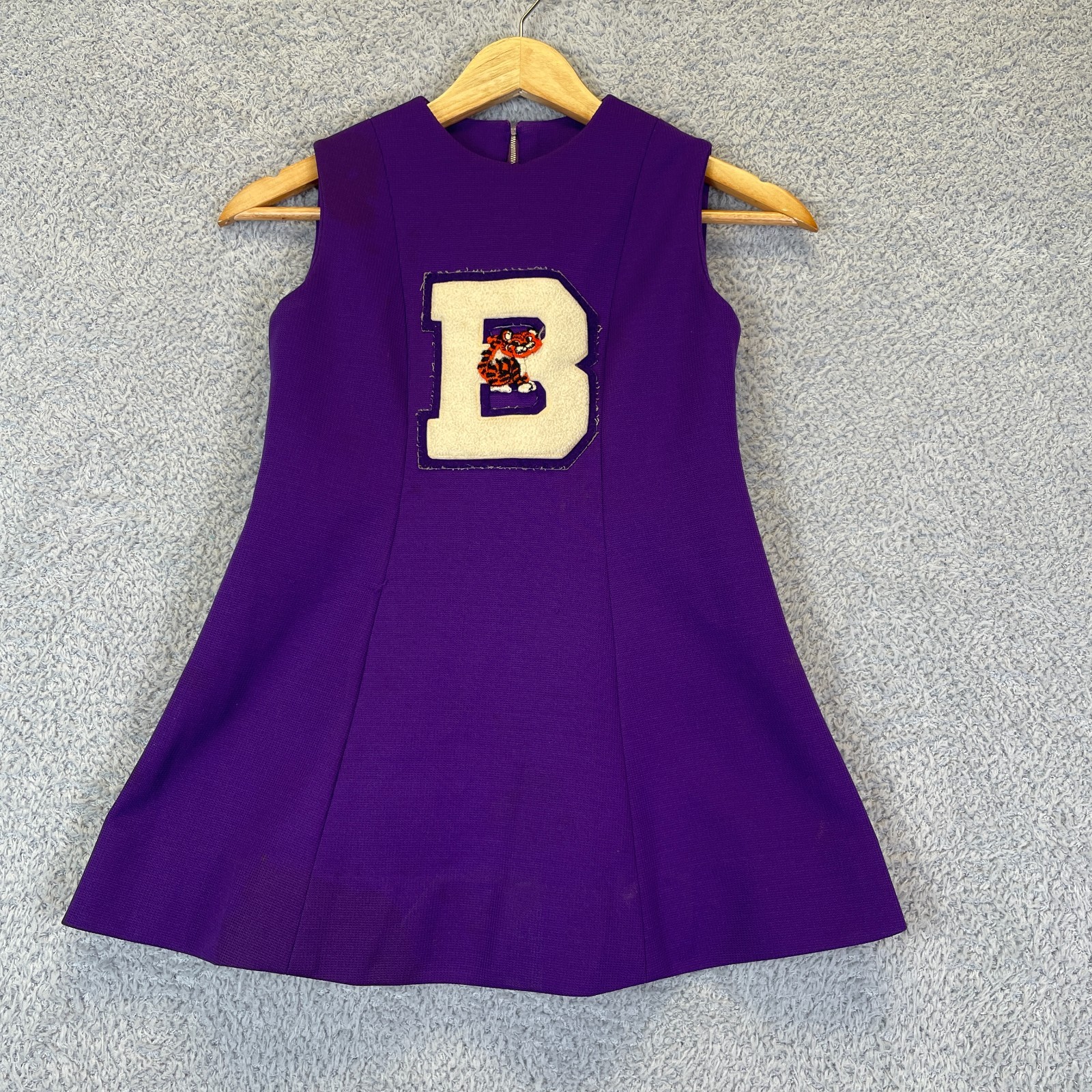 Vintage 1970s Girls Purple Varsity \