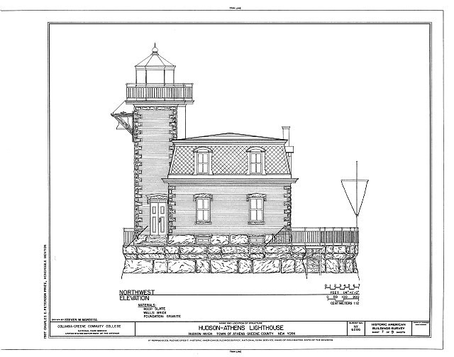 HABS NY,20-ATH,2- (sheet 7 of 9) - Hudson-Athens Lighthouse, Hudson River,