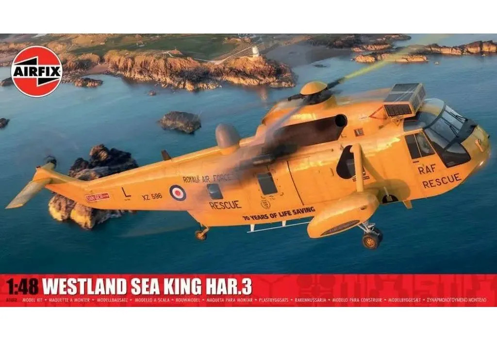 Plastic Model Kit 1/48 Westland Sea King HAR.3 Rescue Helicopter Build Kit Plastic Model Kit 1/48 Westland Sea King HAR.3 Rescue Helicopter Build Kit