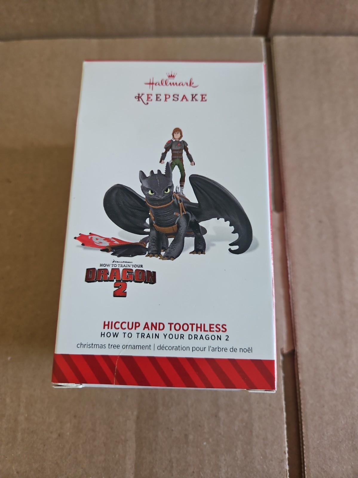 2014 Hallmark Hiccup and Toothless How to Train Your Dragon 2 Keepsake Ornament