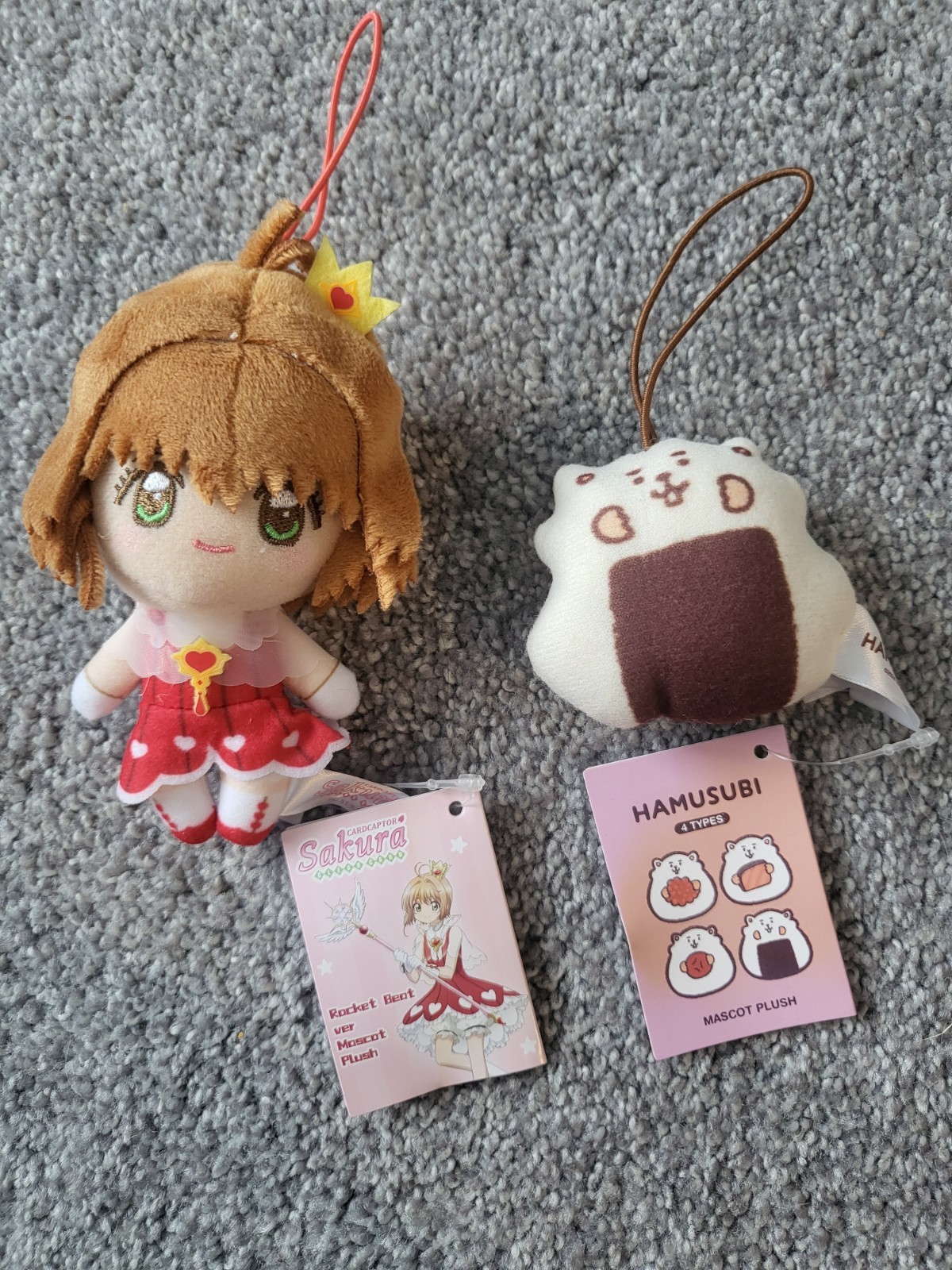 2pc Kiddleton Toy Lot - Cardcaptor Sakura, Hamusubi Mini Plush