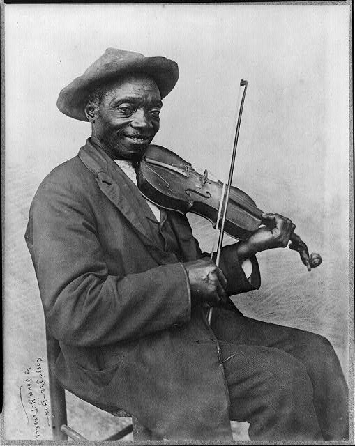 Photo:Harpers Ferry West Virginia Fiddler Jack c1903 Violin Portrait