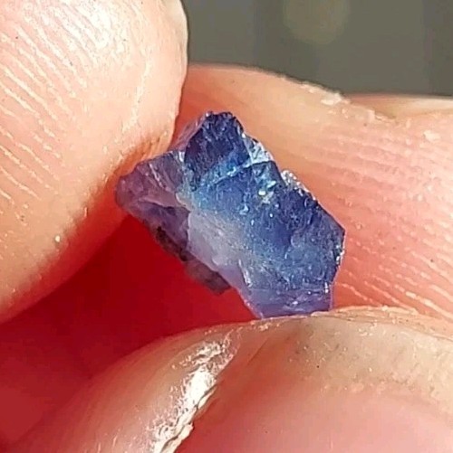 STUNNING BLUE & WHITE GEM BENITOITE SAN BENITO COUNTY, CA, USA