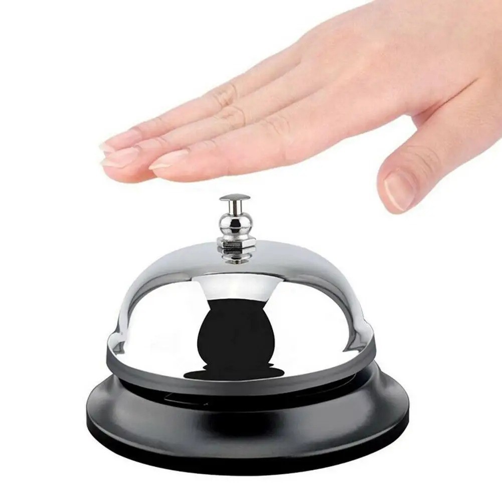 Desk Bell Loud & Clear Call Service Bell for Hotels Schools Restaurants