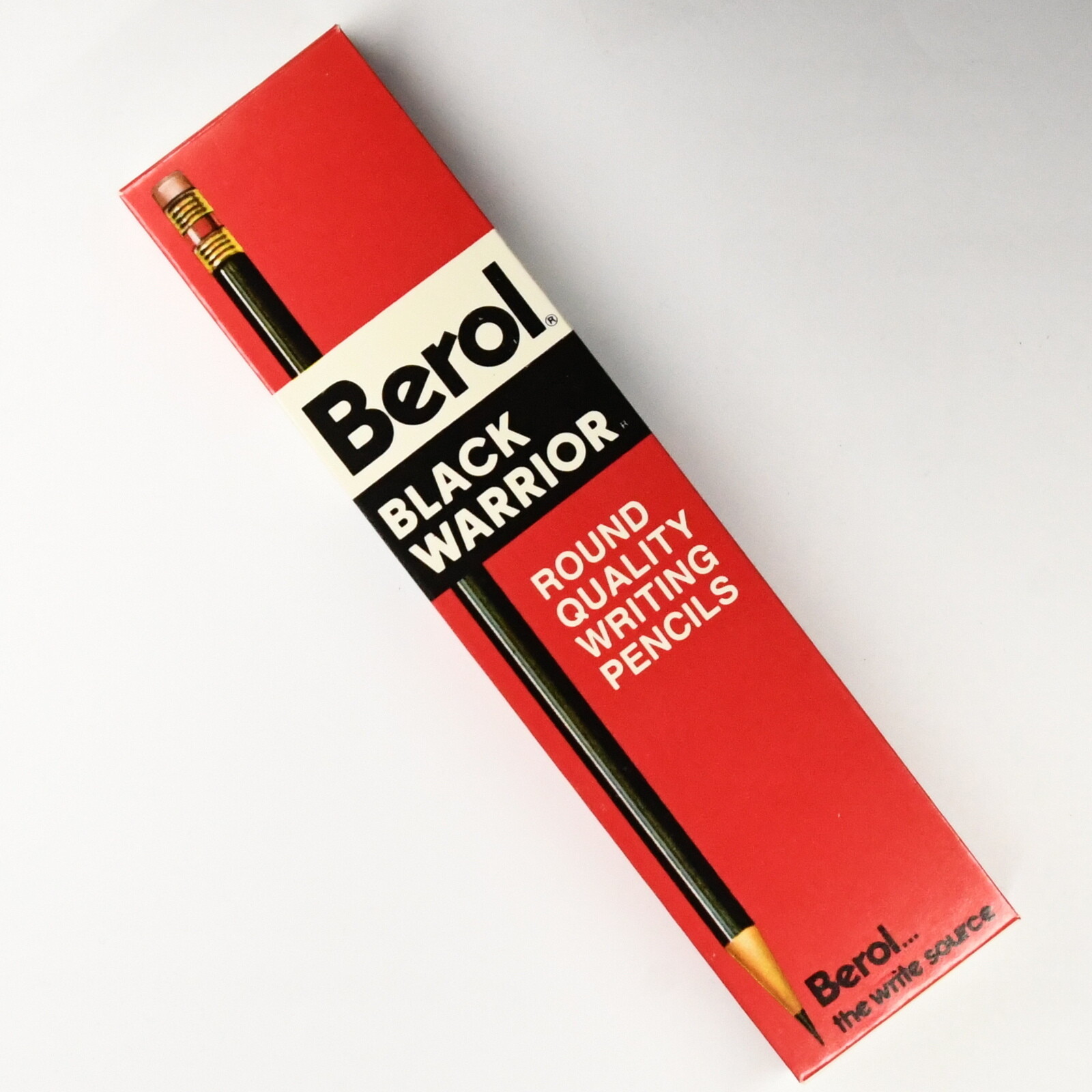 Berol Black Warrior No 3 Pencils Box of 12 New #3 372 372-3 Medium Hard