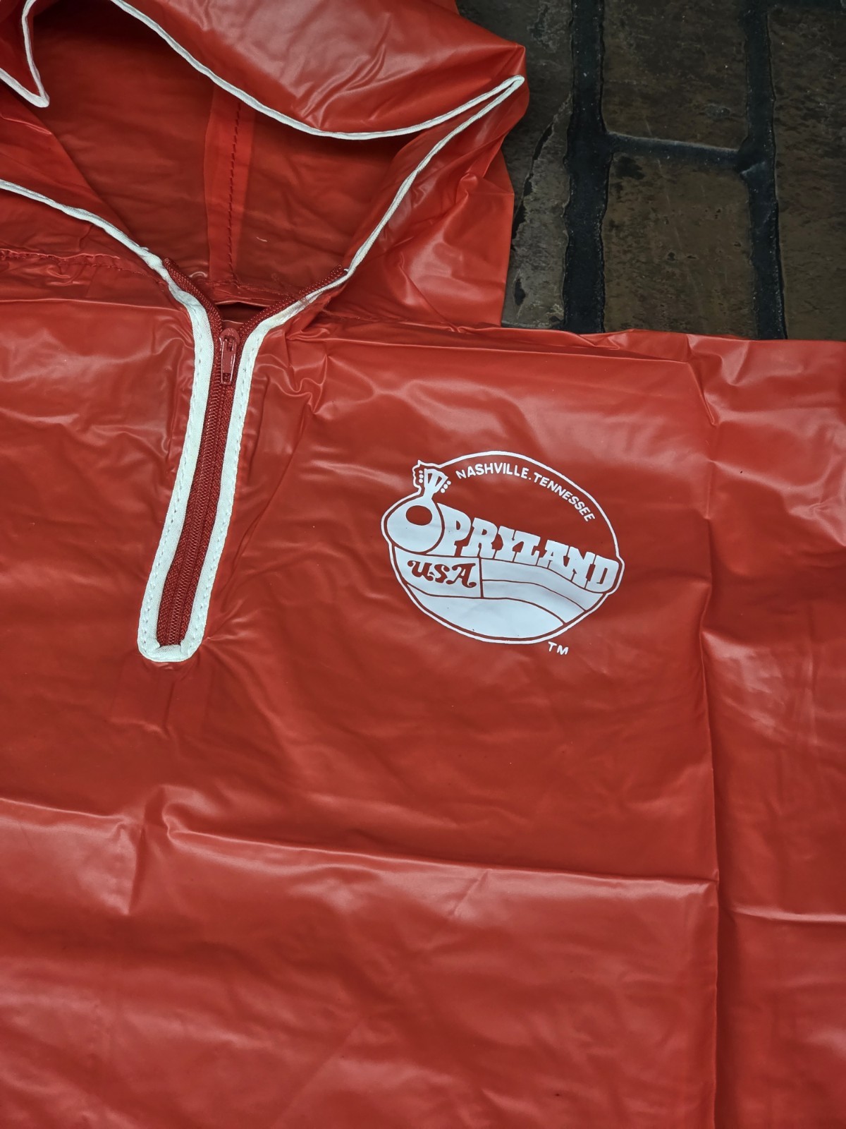 Vintage 1960s Opryland USA Nashville TN Souvenir Rain Poncho