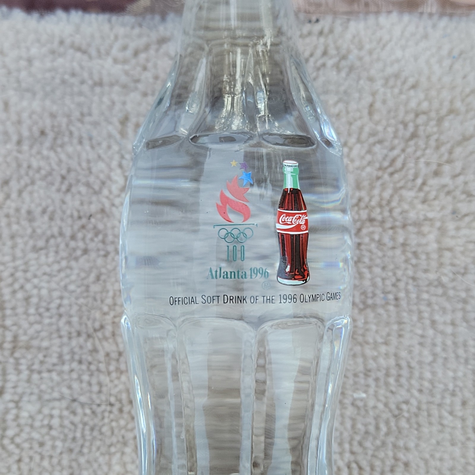 Vintage Coca-Cola Lead Crystal Collector\'s Bottle