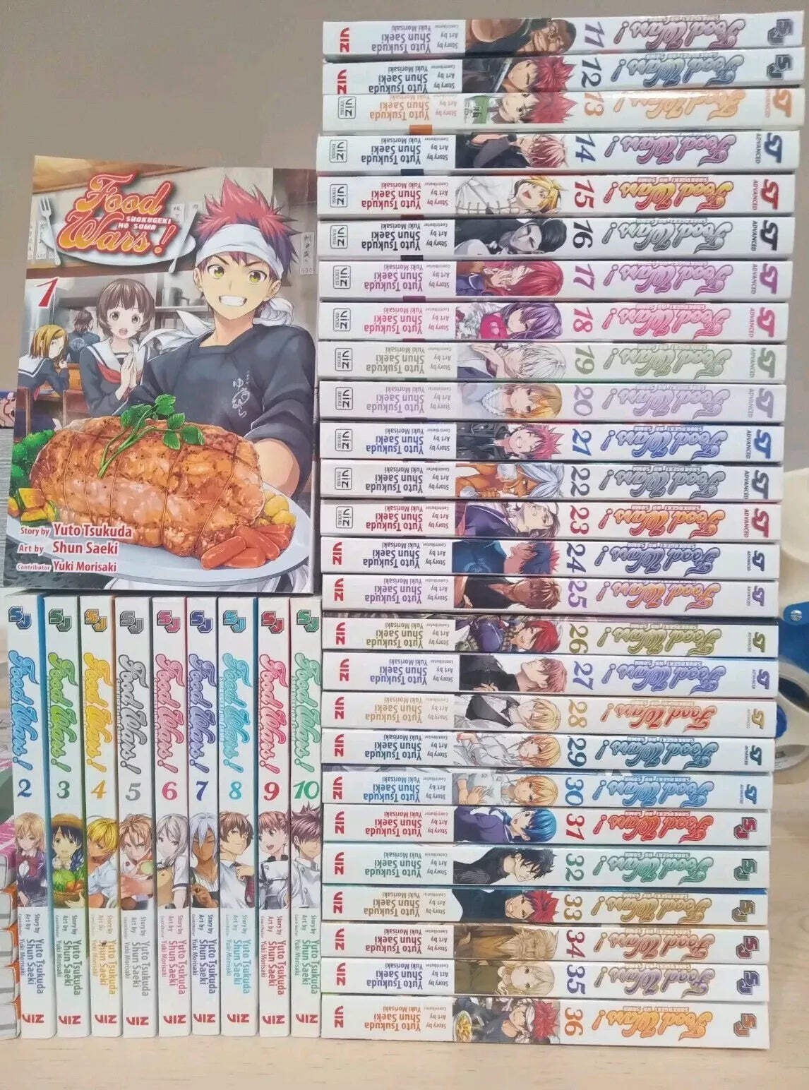 Food Wars Shokugeki no Soma Vol. 1-36 Manga Set Complete English
